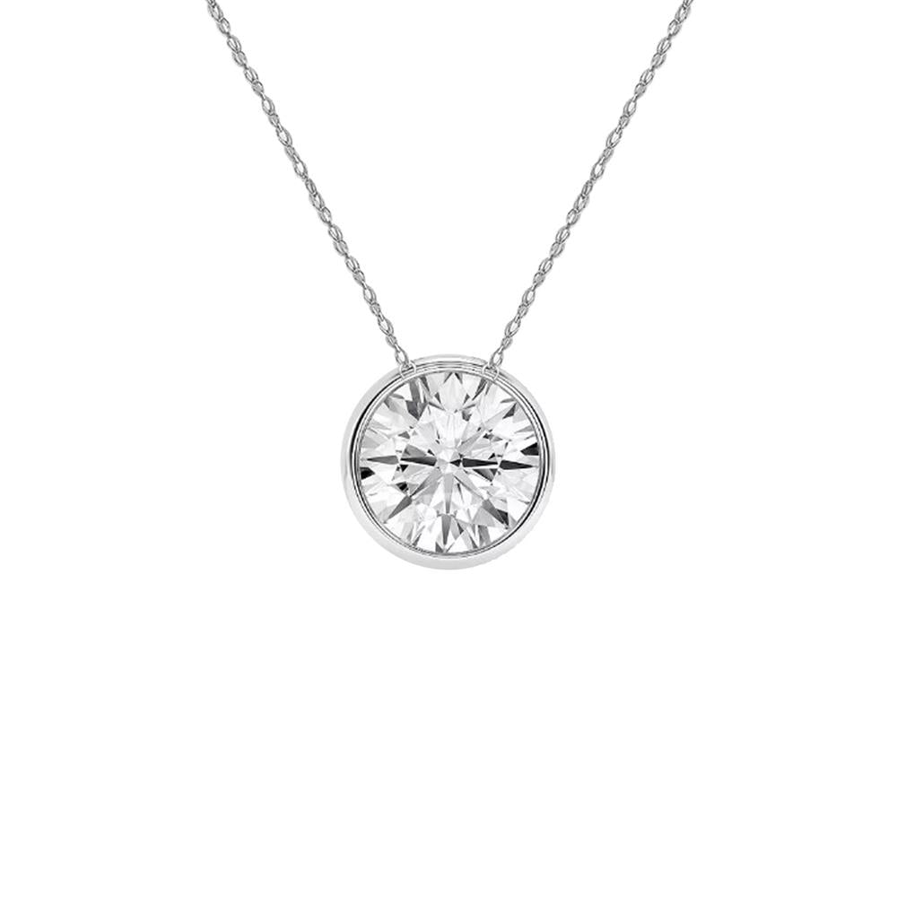 Prestige Boutique Diamonds Round Solitaire Pendant w/ Chain Size 0.25ct