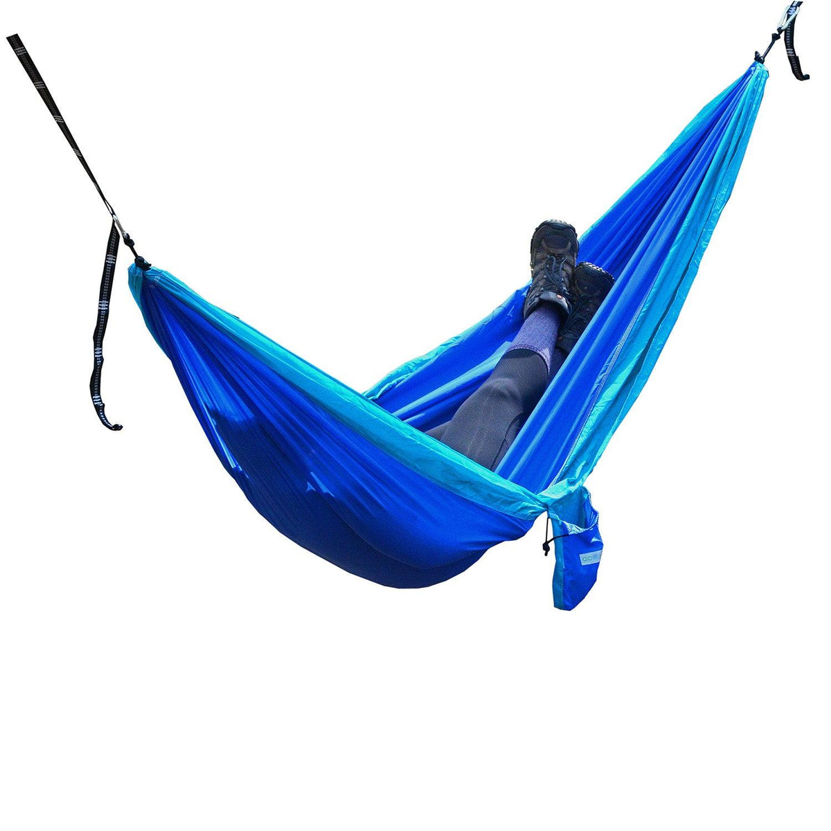Algoma GO2 Traveler Nylon Hammock Light Blue/Blue