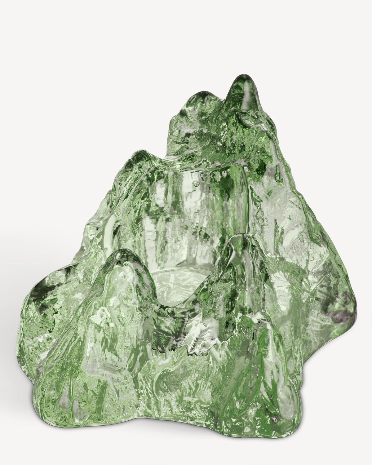 Kosta Boda The Rock Votive Iron Oxide