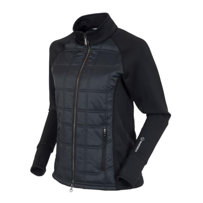 Sunice Womens Ella Lightweight Thermal Jacket-Black-SM