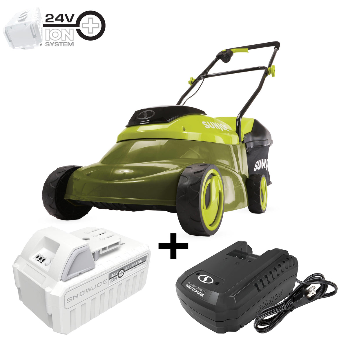 Sun Joe Cordless Lawn Mower w/Brushless Motor