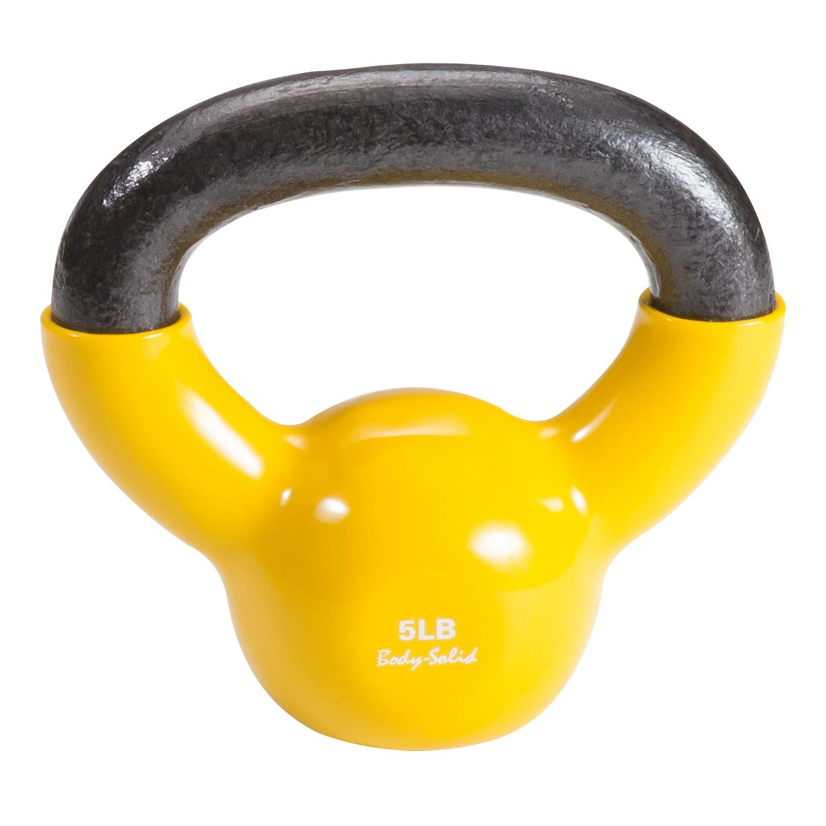 Body-Solid Vinyl Coated Kettlebell , 5 lb