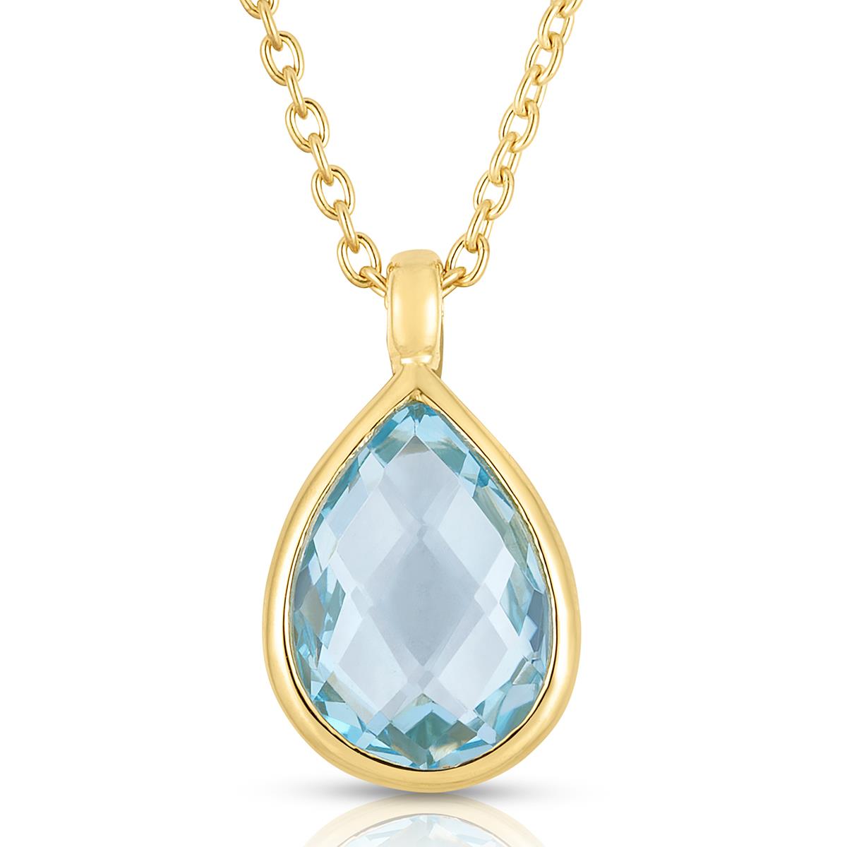 Jilco Inc Blue Topaz Necklace
