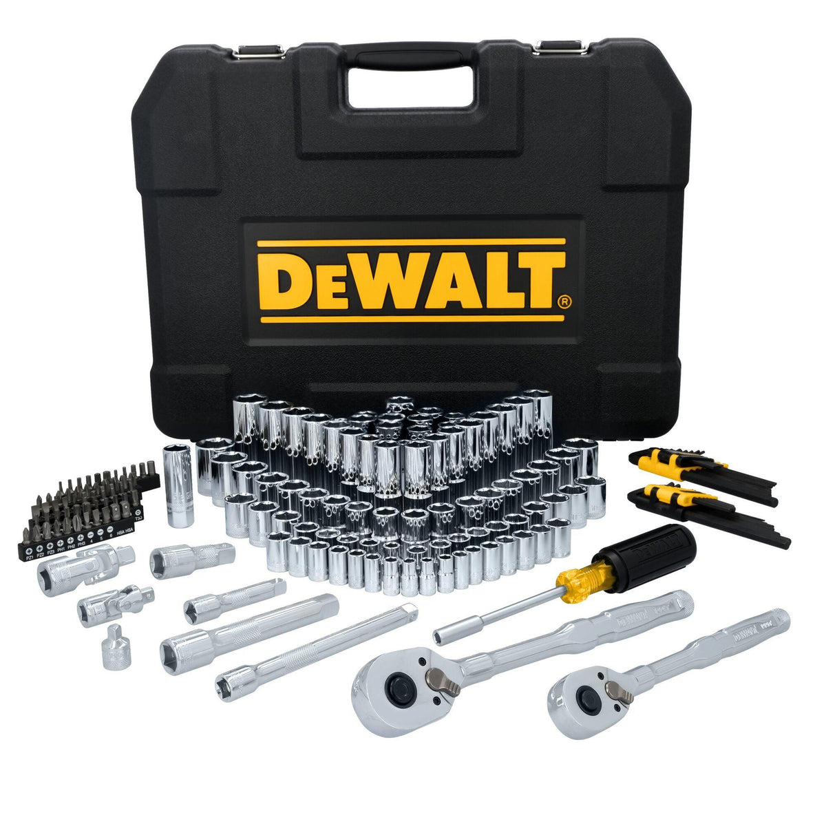DeWalt TOUGHSERIES 182pc 3 Drive Mechanics Tool Set