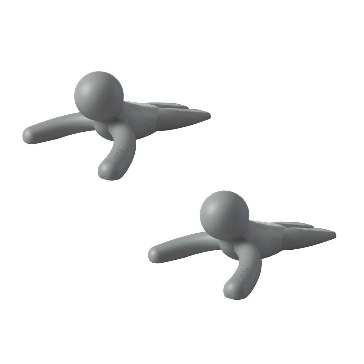 Umbra Buddy Doorstop Set Of 2 Charcoal