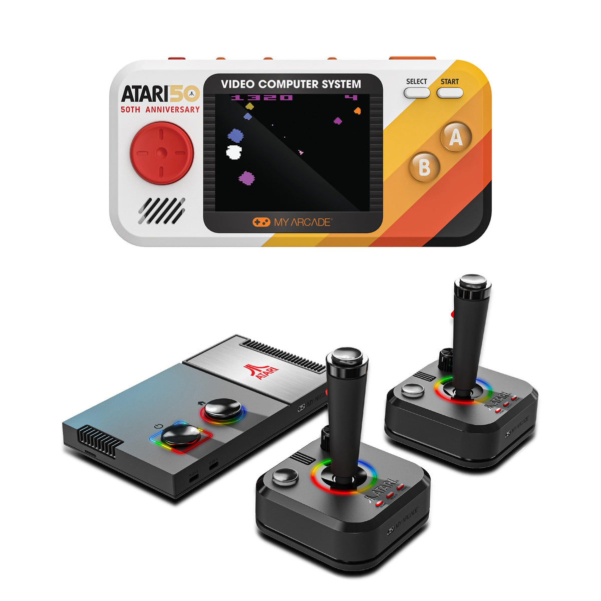 My Arcade Atari Gamestation Pro + Pocket Player Pro Retro Video Game System