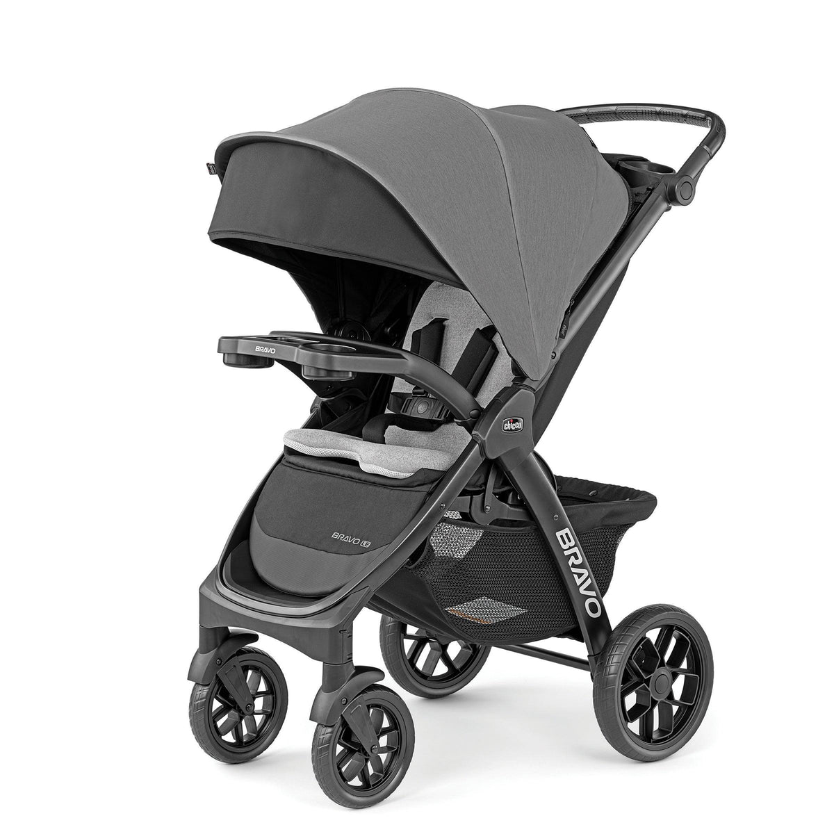 Chicco Bravo LE ClearTex Quick-Fold Stroller Pewter