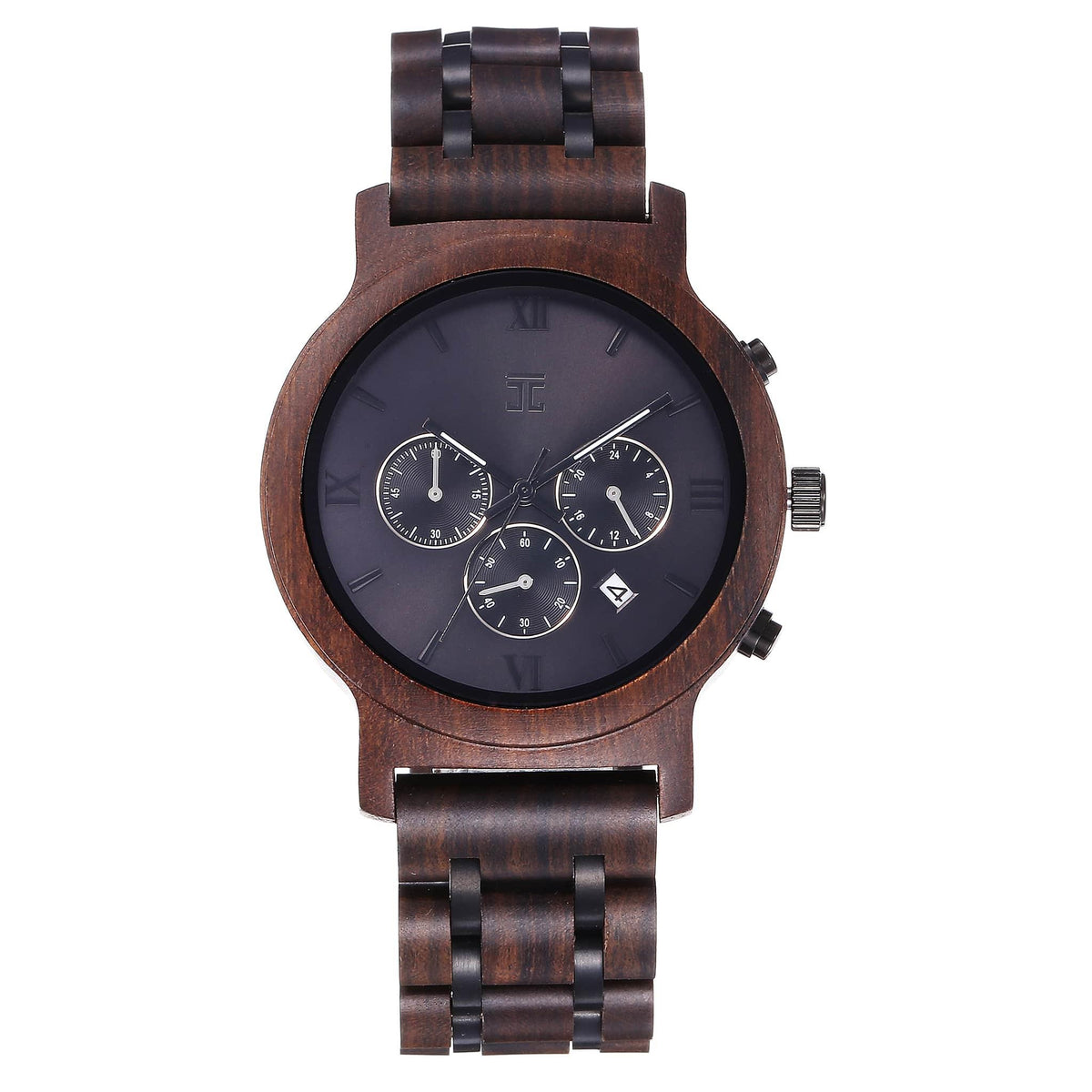 Joycoast Hemisphere Dark Sandalwood Chronograph Wooden Watch