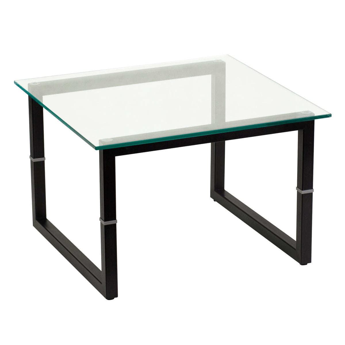 Flash Furniture Glass End Table - Tempered Glass
