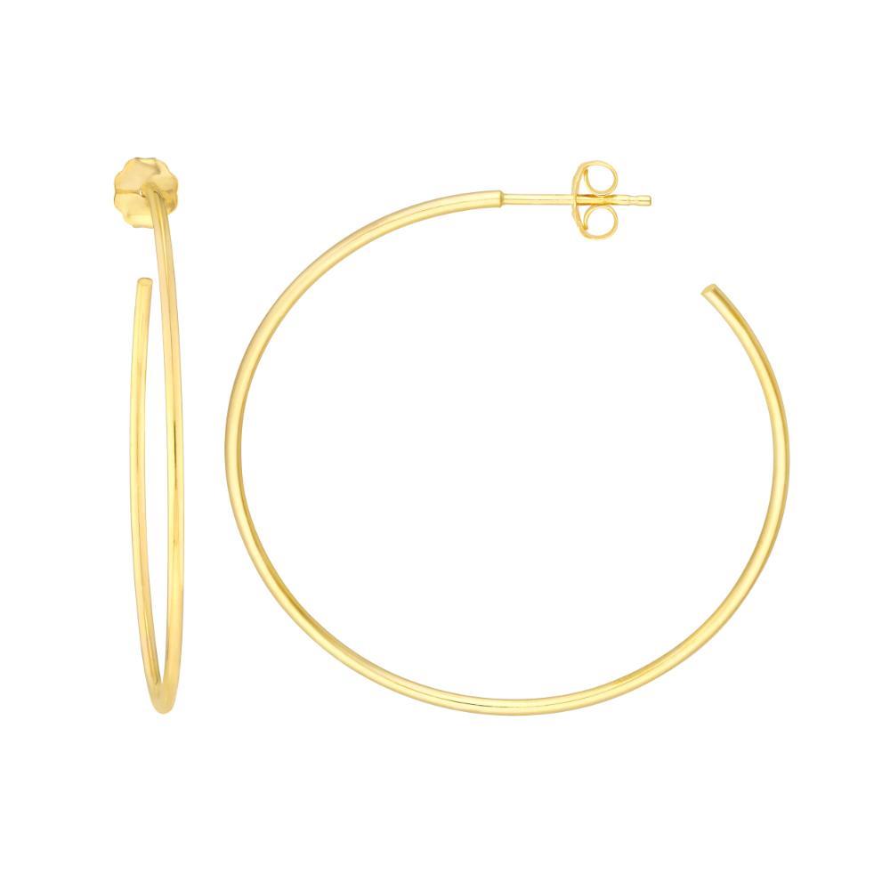 HAWLEY ST 40mm x 1.2mm Hoop Post Earrings