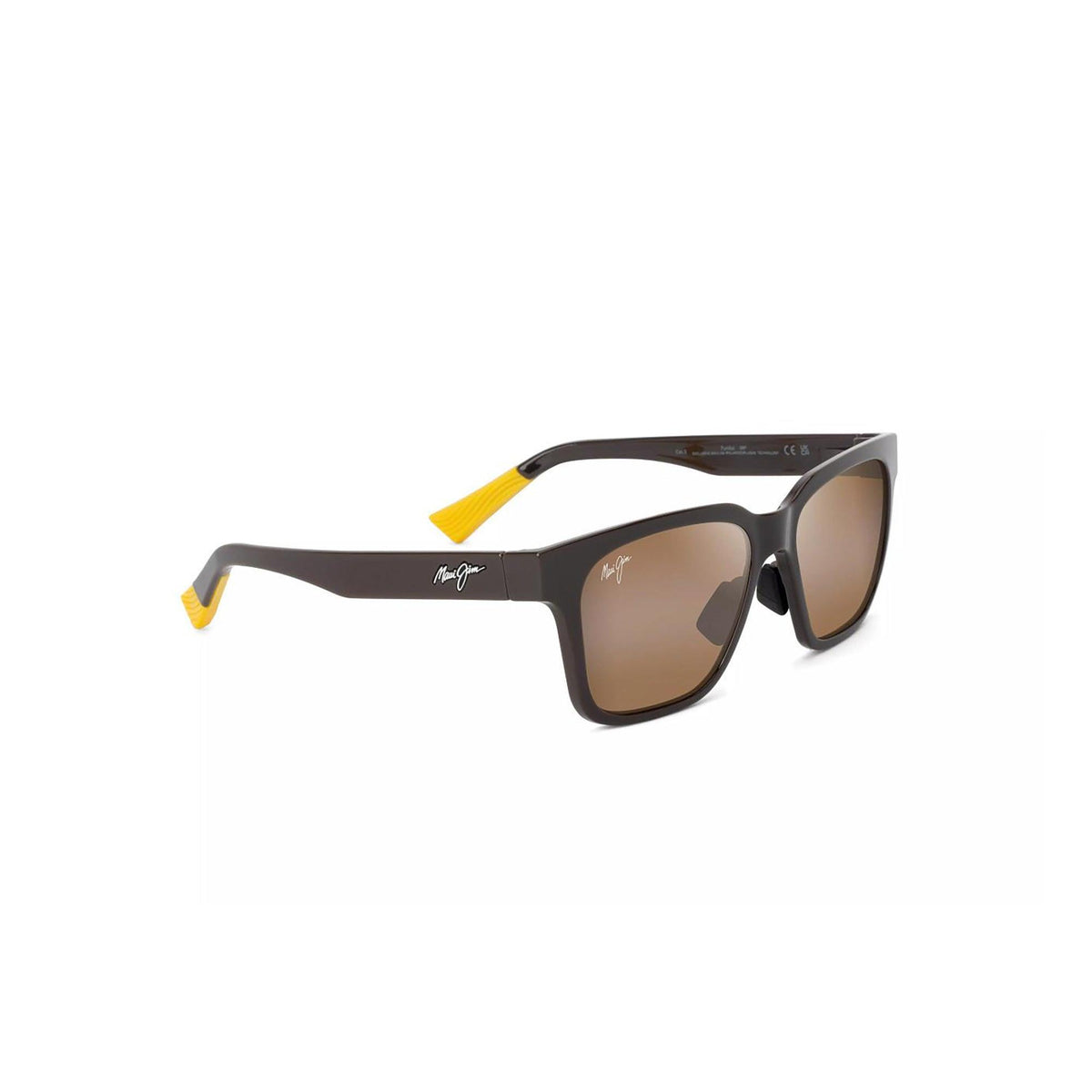 Maui Jim Punikai Polarized Sunglasses Shiny Brown Frame HCL Bronze Lens