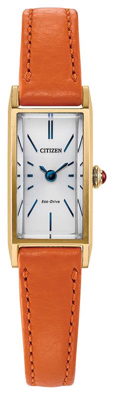 Citizen Watch Ladies' Eco-Drive Fio Leather Strap watch, White dial
