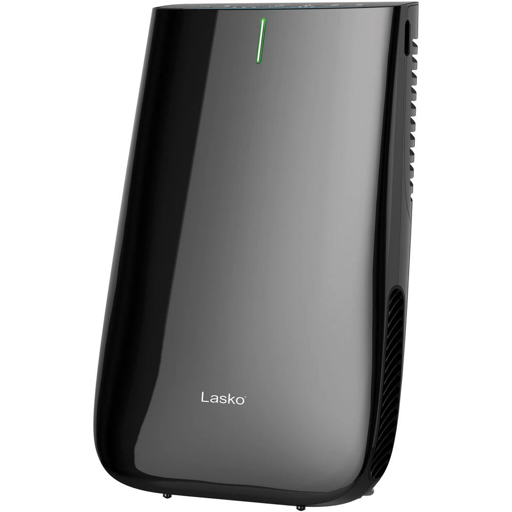 Lasko Pure Platinum Slim Profile Air Purifier with UV Light and Remote Control