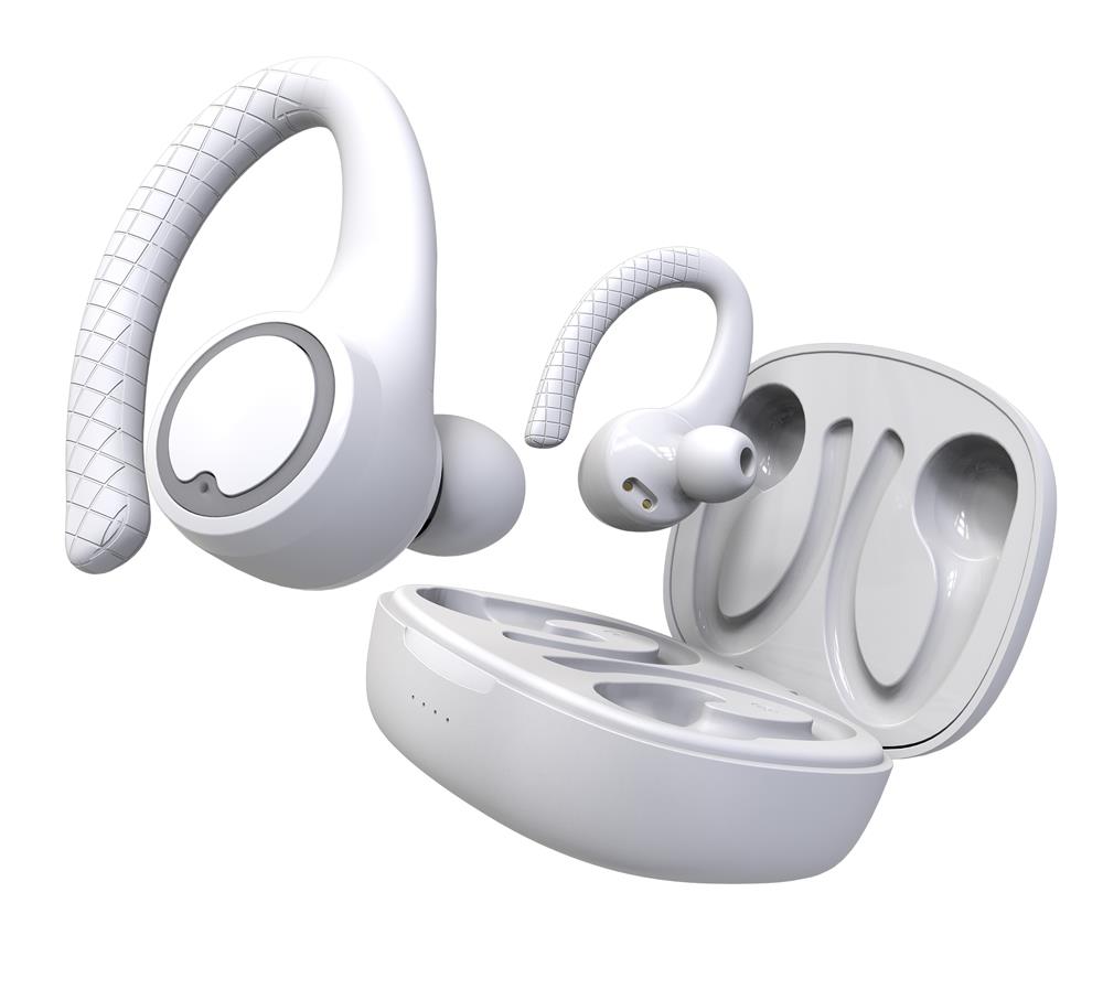 COBY Sports Bluetooth Earbuds w/ Wingtips