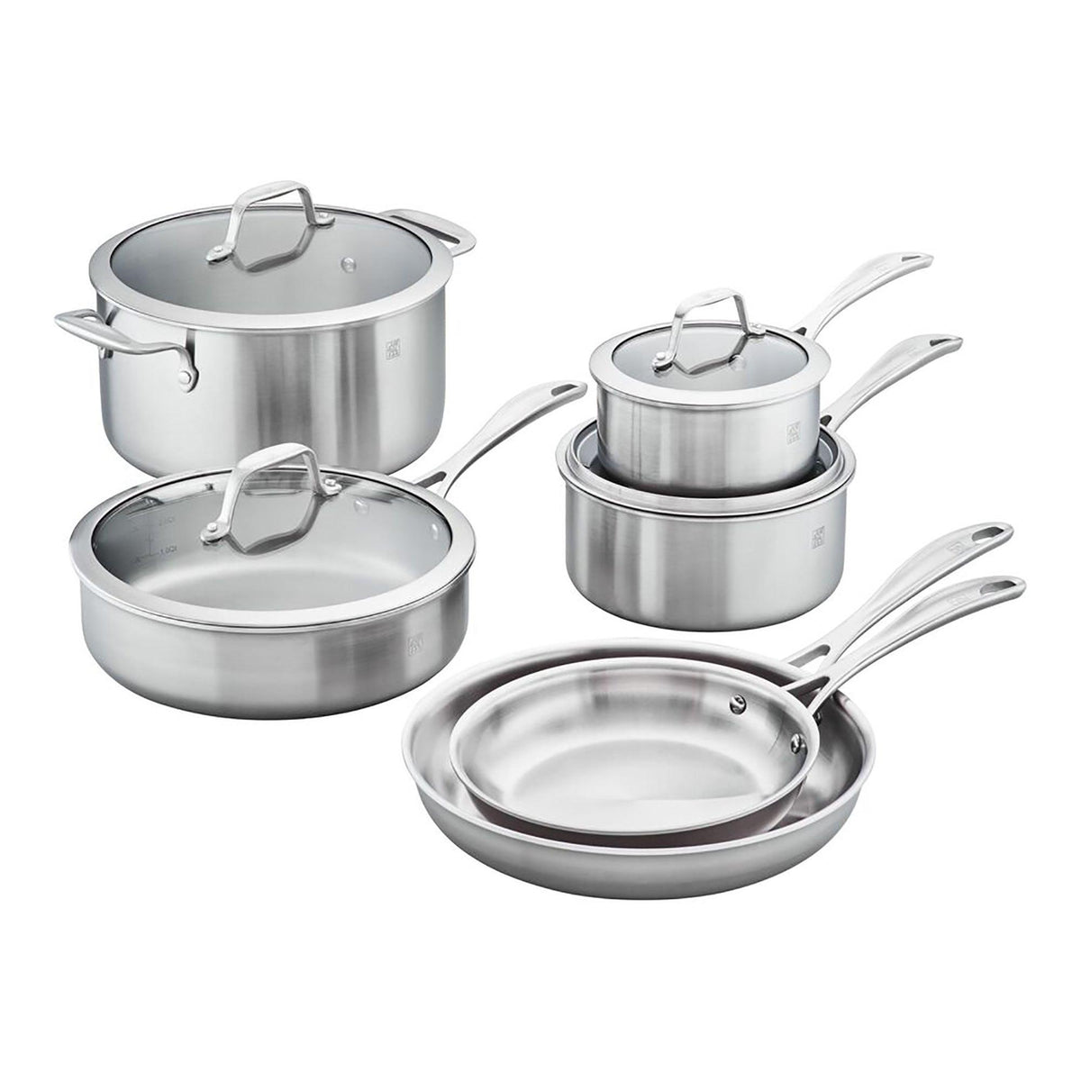 Zwilling Spirit 10pc 3-Ply Stainless Steel Cookware Set