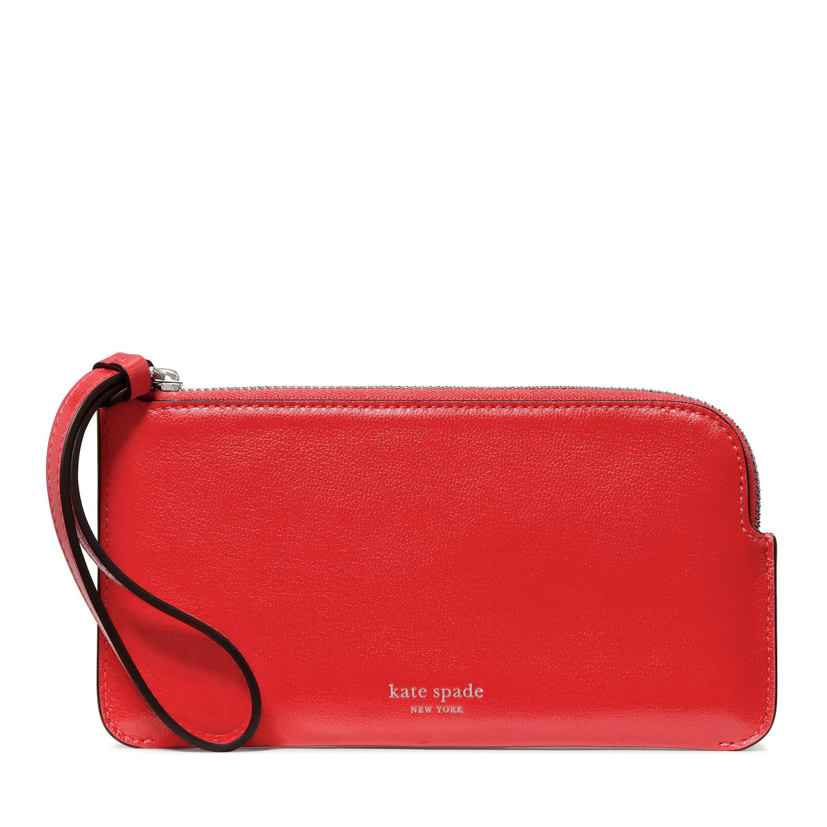 kate spade new york Zippy Smooth Leather Small Wristlet - Heirloom Tomato