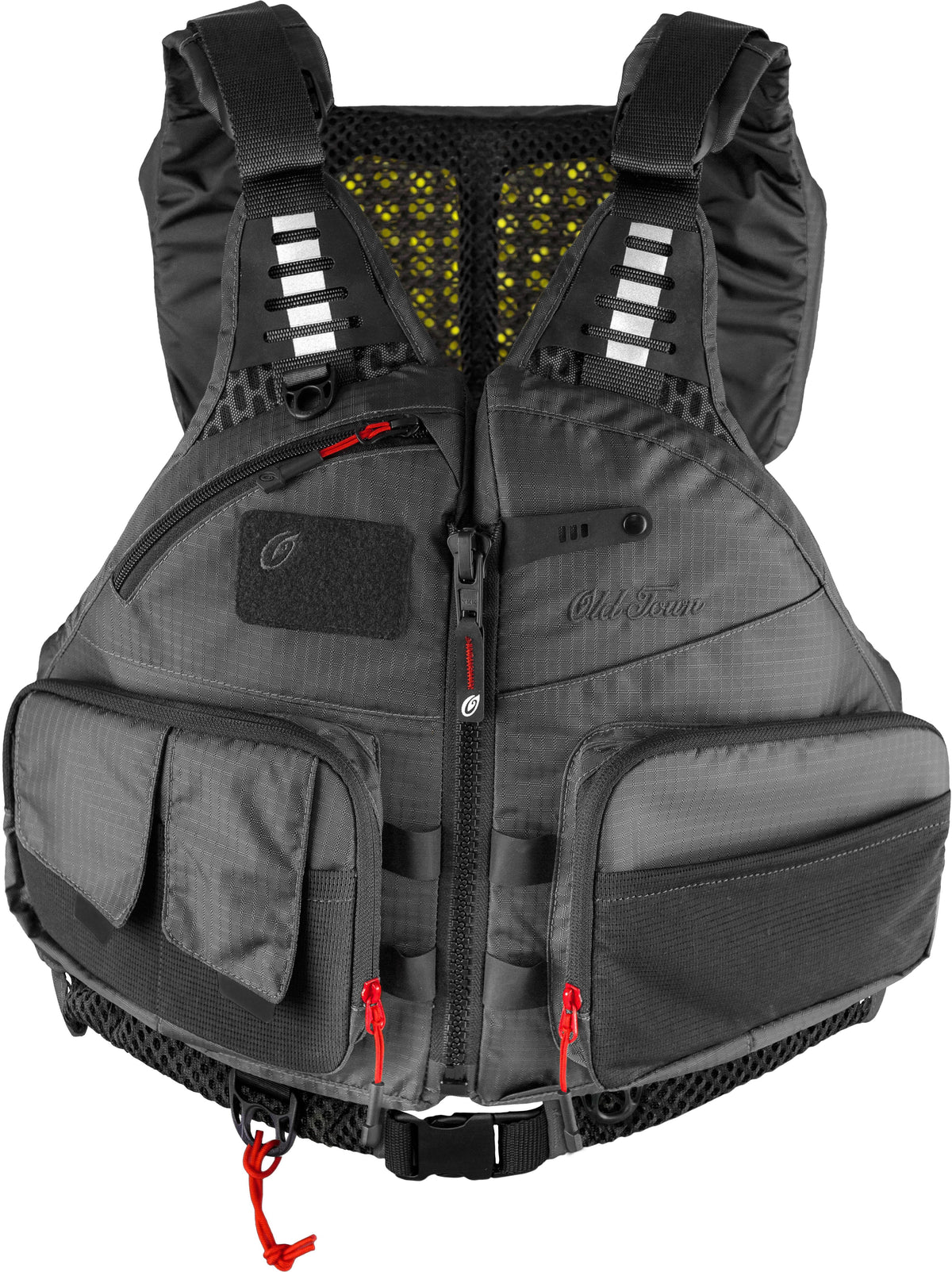 Old Town Lure Angler II Fishing Life Jacket in Grey/XXL/XXXL