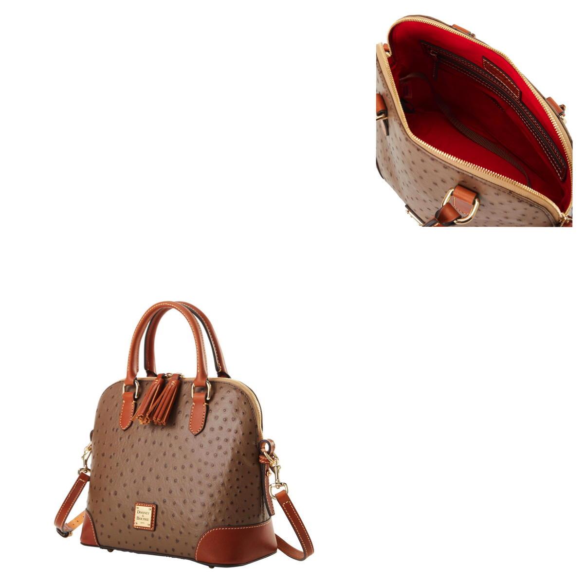 Dooney & Bourke Ostrich Domed Satchel