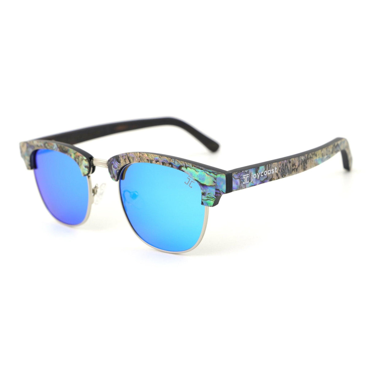 Joycoast Malcolm 2 - Abalone Wooden Sunglasses Blue