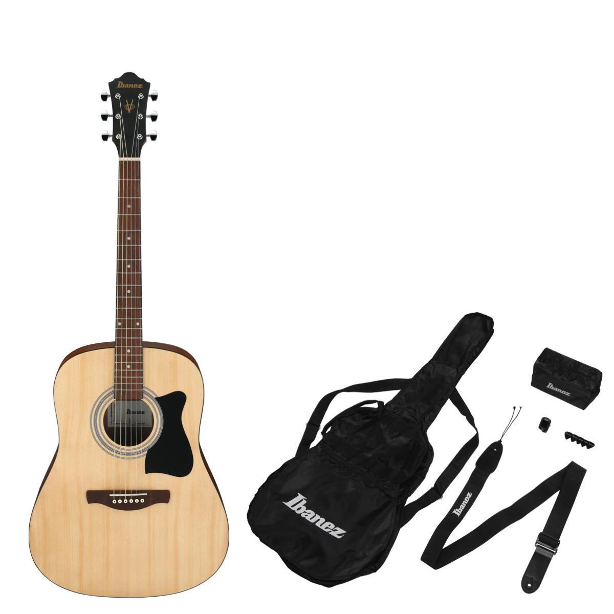 Ibanez IJV50 Dreadnought Acoustic Guitar Jampack