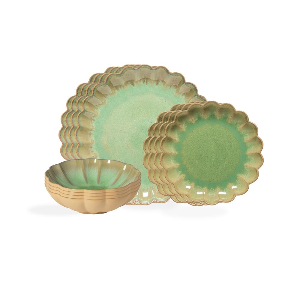 Casa Fina Marrakesh Place Settings w/ pasta plate Size 12 Pieces