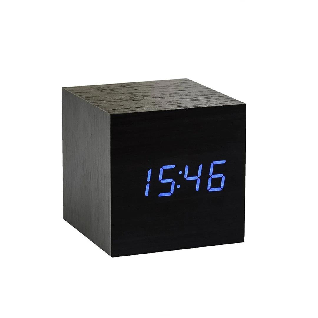 UBER Appliance Kutia Design Cube Alarm Clock Marble color with White LED