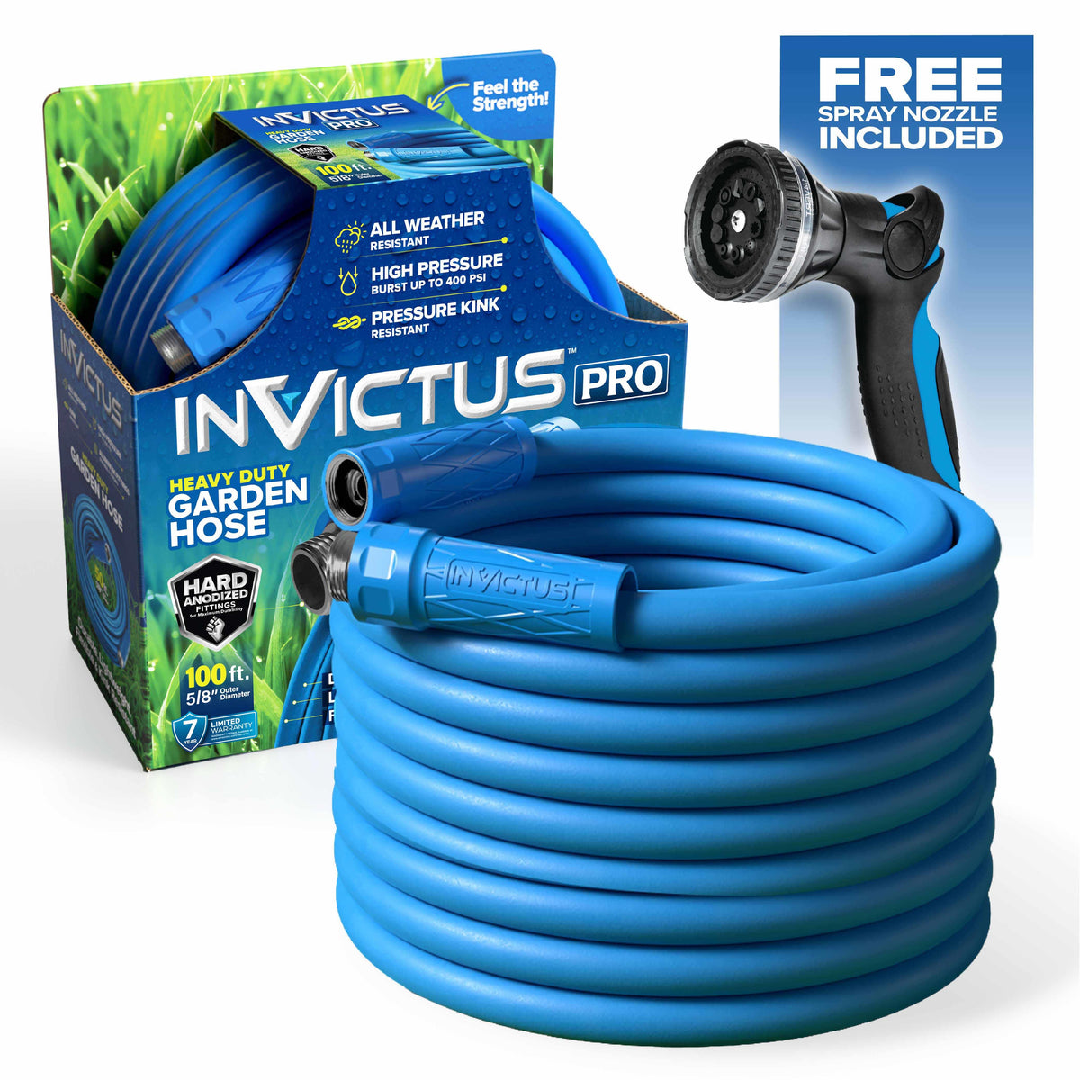 Invictus Pro Garden Hose Size 100 FT