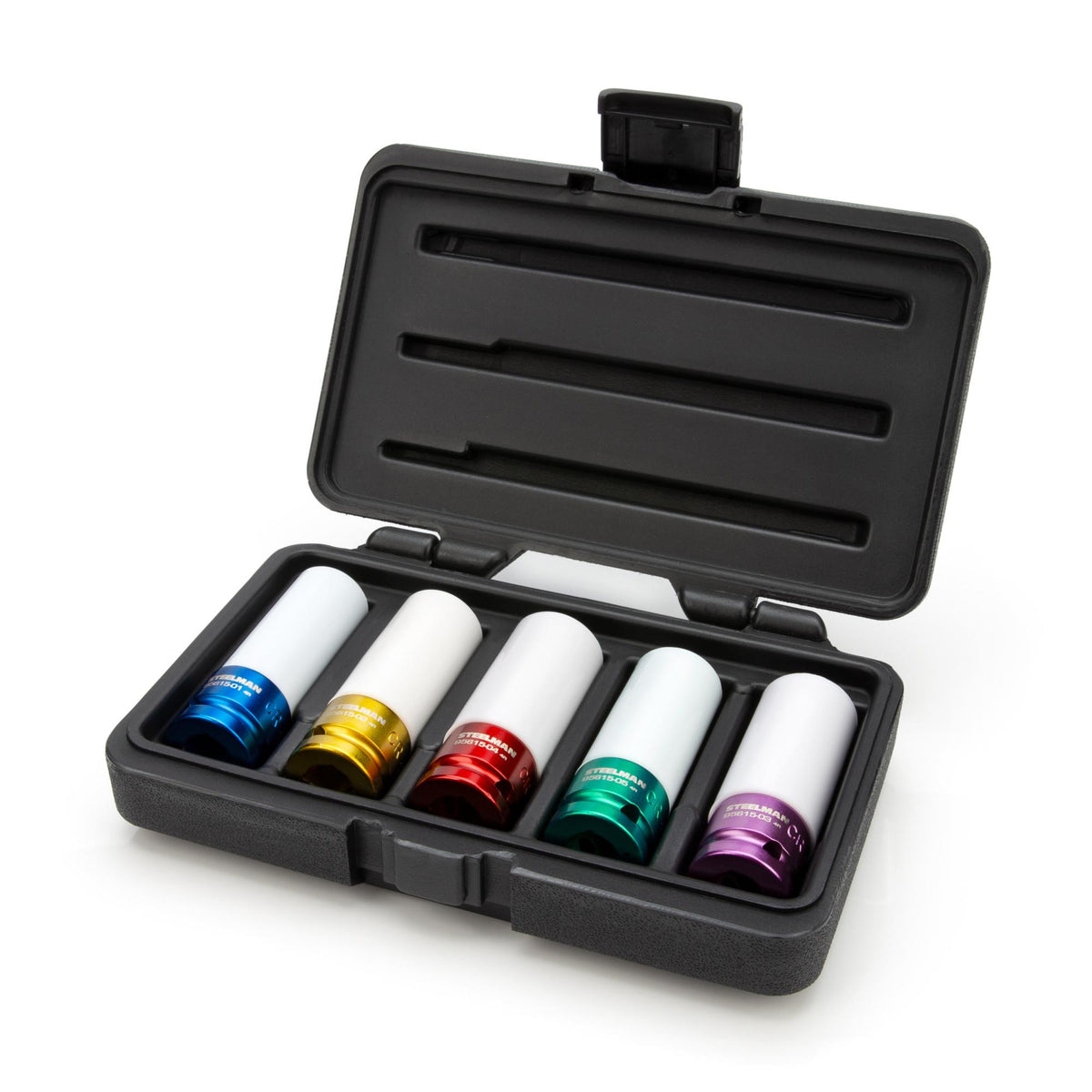 JS Products Steelman 5pc Sleeved Socket Set