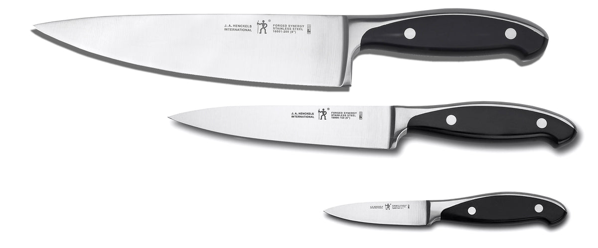 JA Henckels Forged Synergy 3-Piece Starter Knife Set