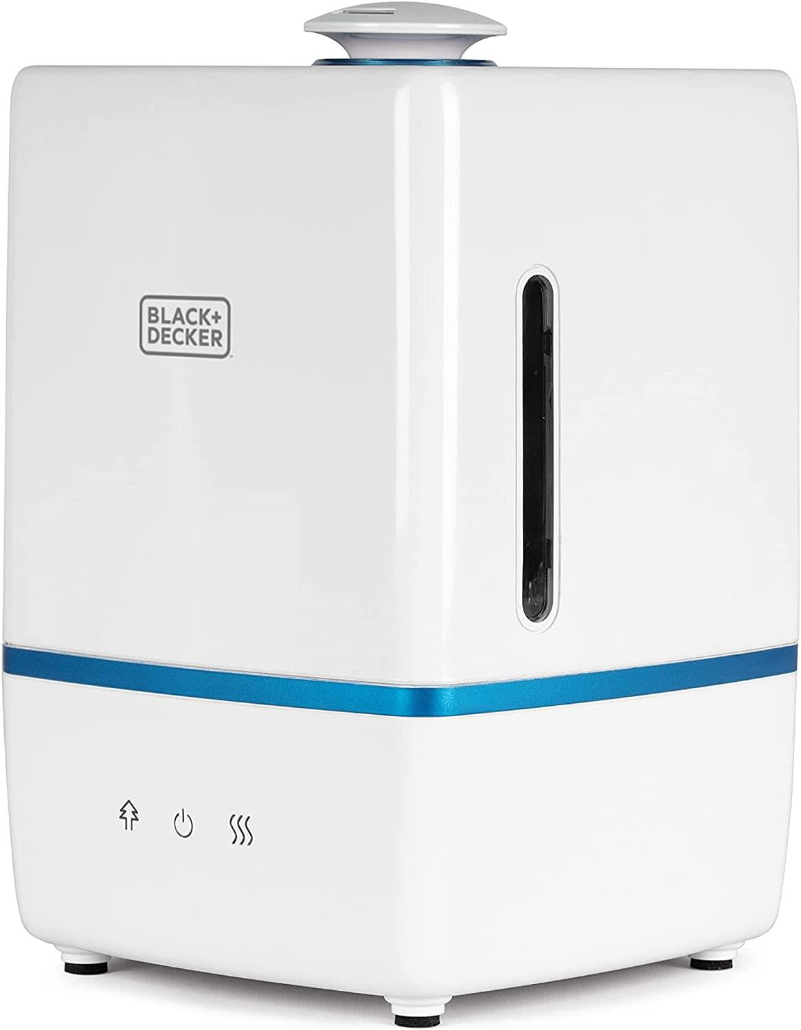 BLACK+DECKER 5L Ultrasonic Humidifier Cool & Warm Mist - White