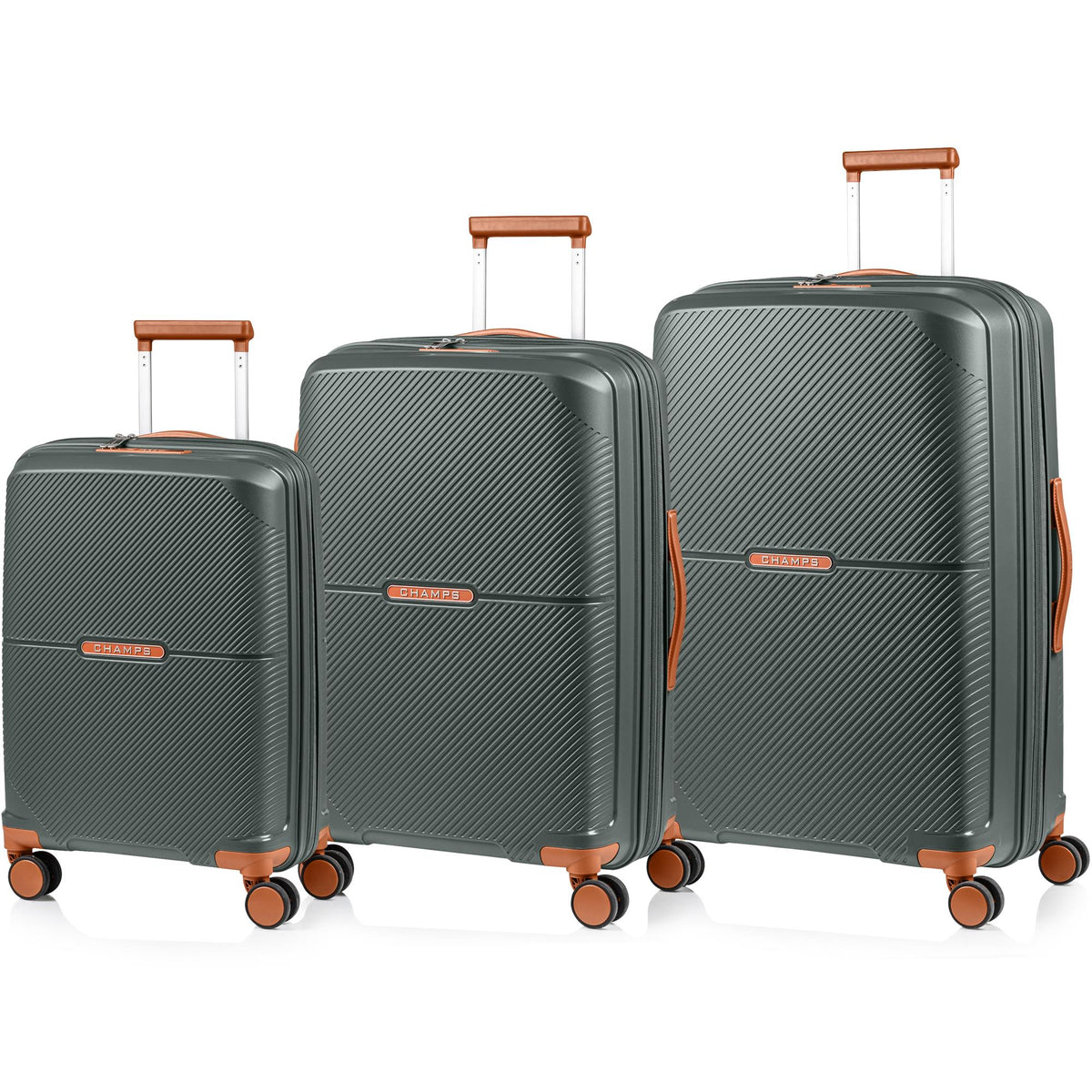 Champs Luggage Vintage Aura 3-Pcs Luggage Set Size 3 Piece Set
