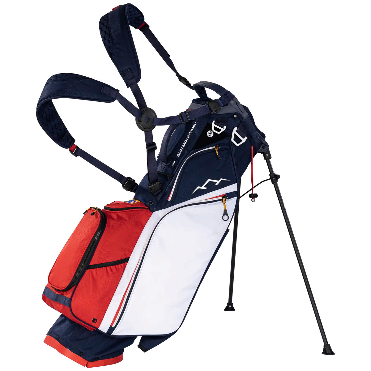 Sun Mountain E-3.5 Stand Bag - Navy/White/Red