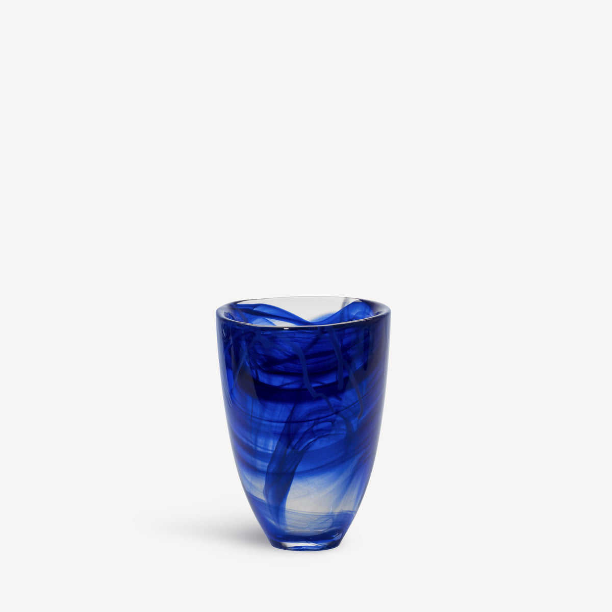 Kosta Boda Contrast Vase Blue/Blue