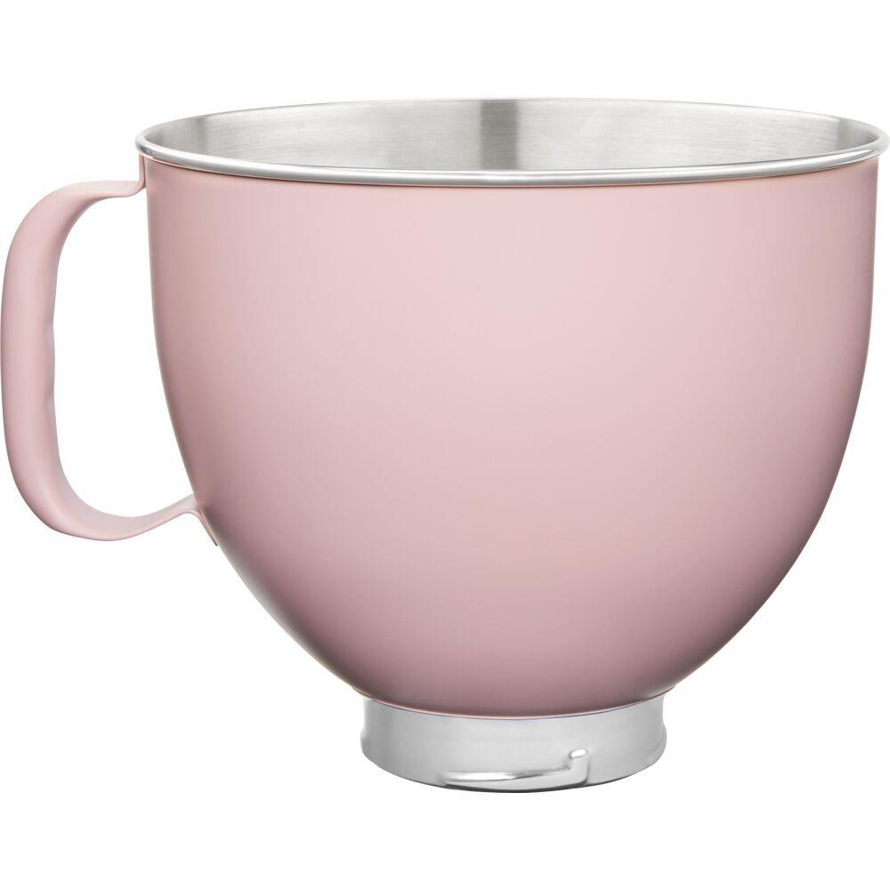 KitchenAid 5-Quart Tilt-Head Colorfast Finish Stainless Steel Bowl in Matte Dried Rose