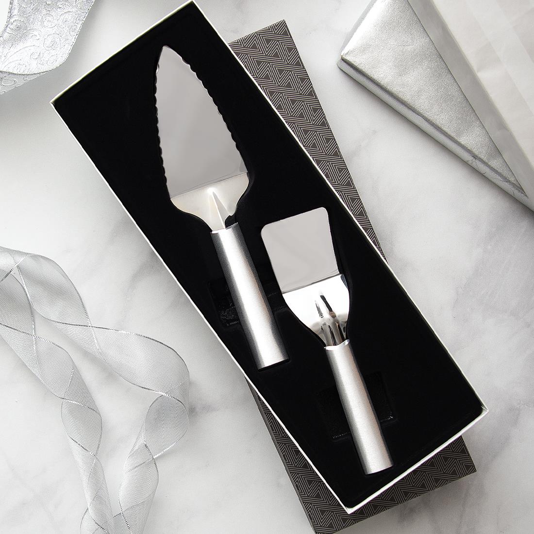 Rada Serving Set - Aluminum Handle