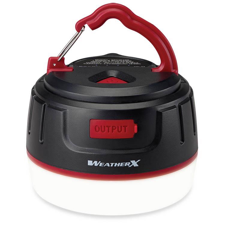 GPX WeatherX Waterproof Lantern with Powerbank