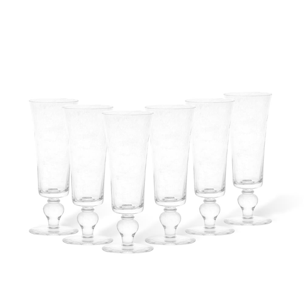 Casa Fina Espiral Set Flutes Size 6 Pieces
