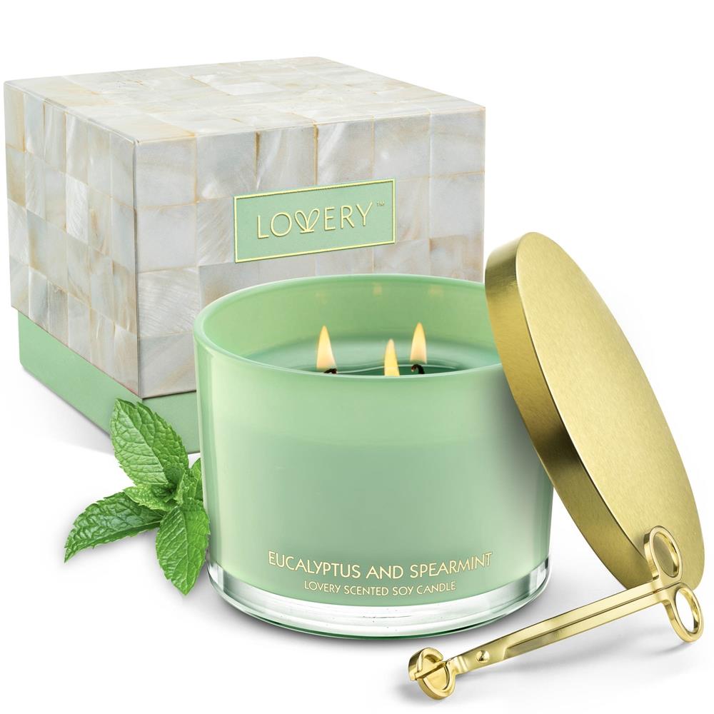 Lovery Eucalyptus & Spearmint Candle Size 2 Pieces