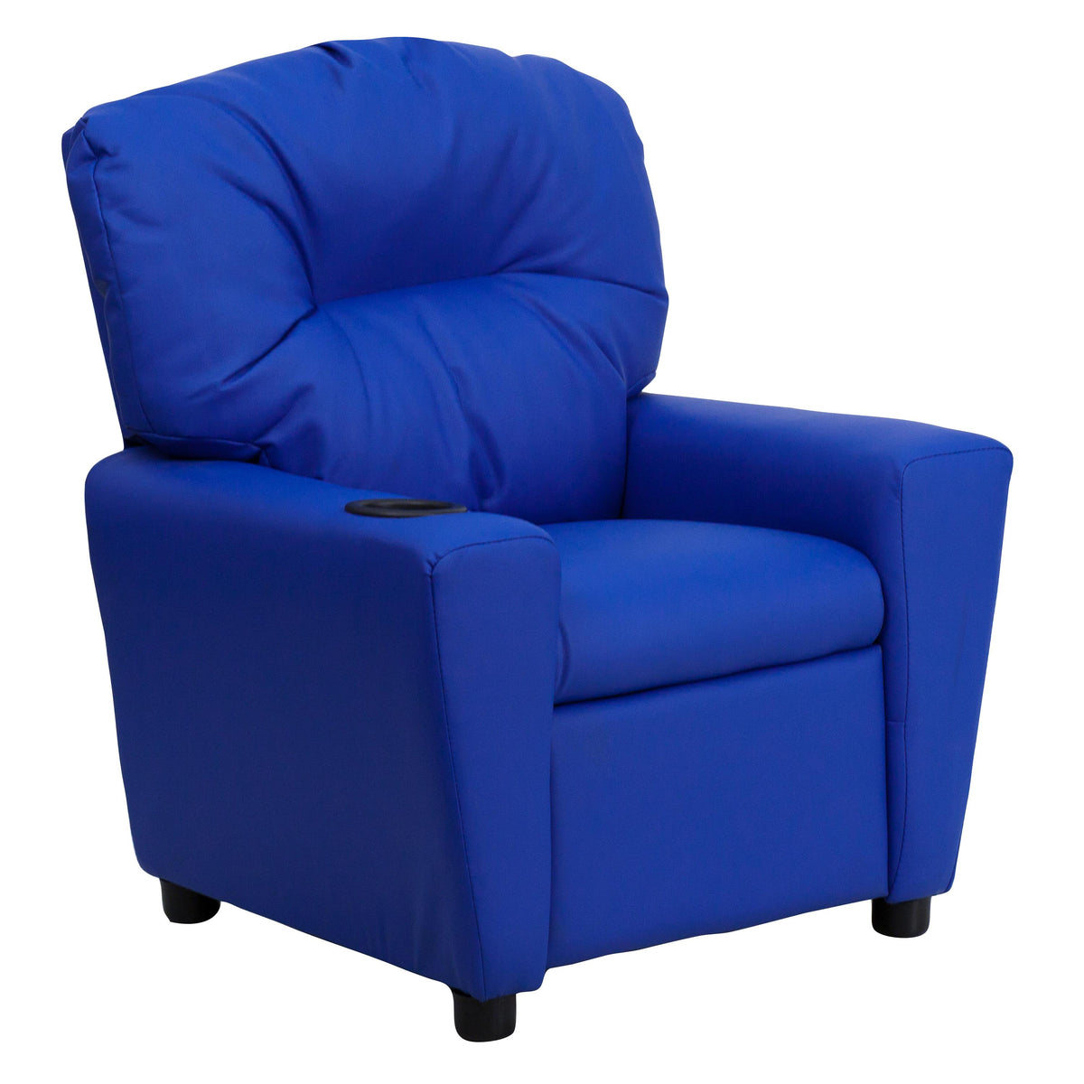 OSC Designs Blue Vinyl Kids Recliner