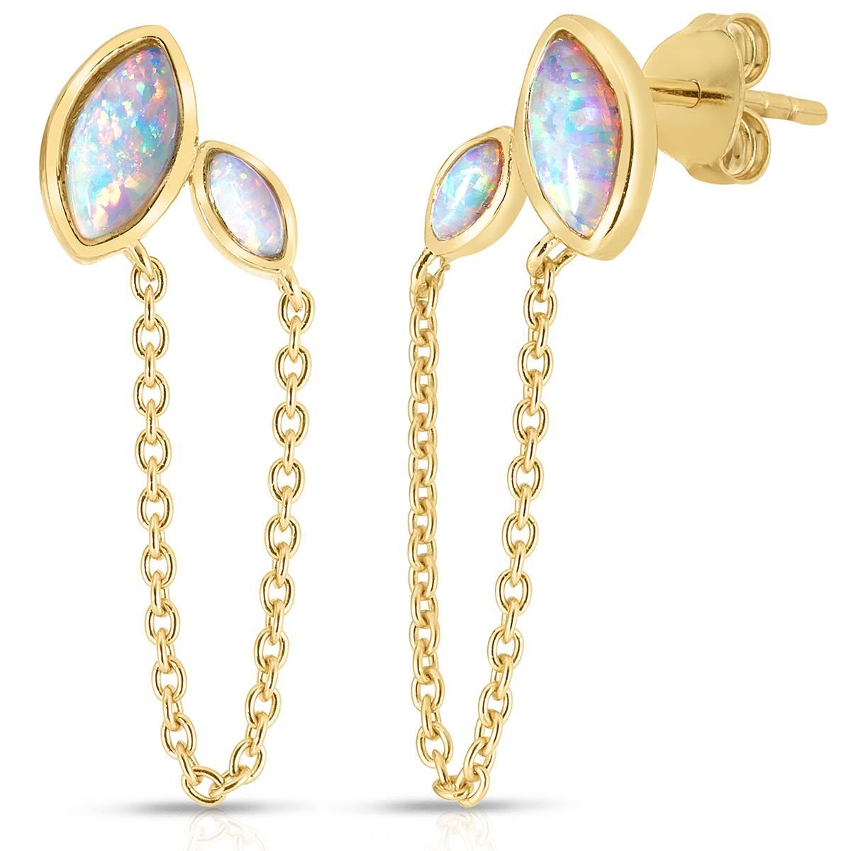 Jilco Inc Opal Earrings
