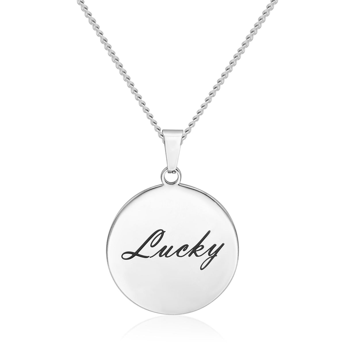 Joyful Sentiments Lucky Horseshoe Medallion Pendant