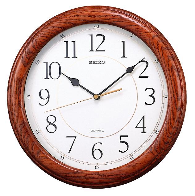 Seiko Clocks Wall, Quartz, Brown