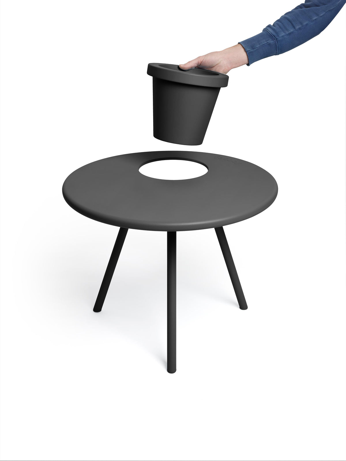 FatBoy Bakkes Table - Anthracite
