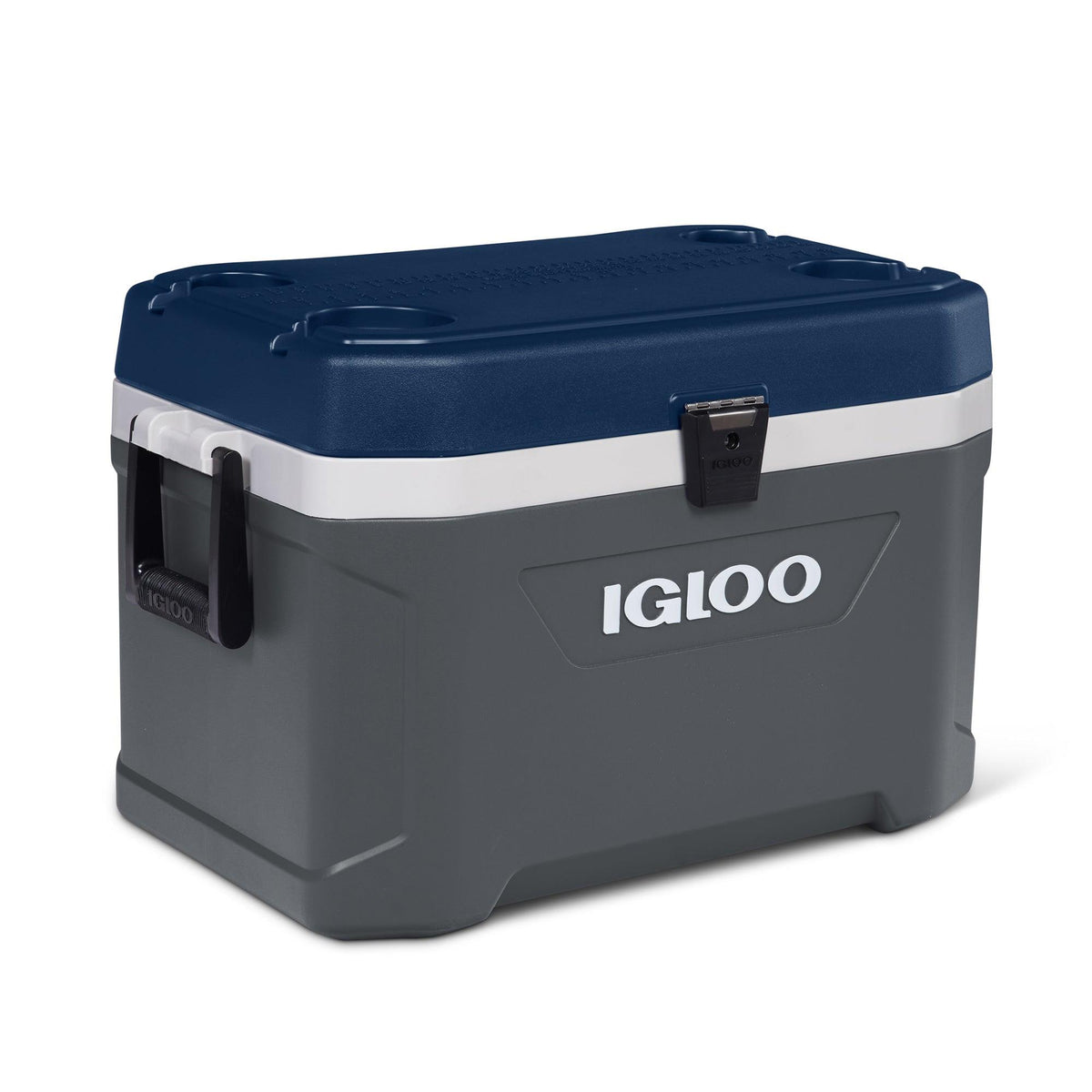 Igloo MaxCold Latitude 54qt Cooler Carbonite/Aegean Sea