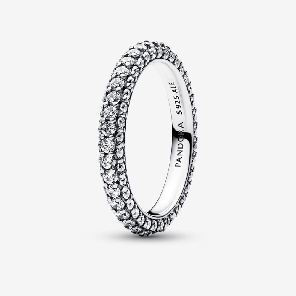 Pandora Timeless Pave Single-Row Ring Size 7.5