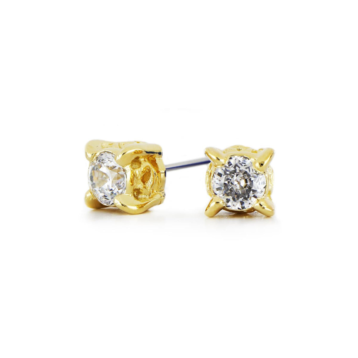 John Medeiros Diamante 1.5 Carat Stud Earrings - Gold