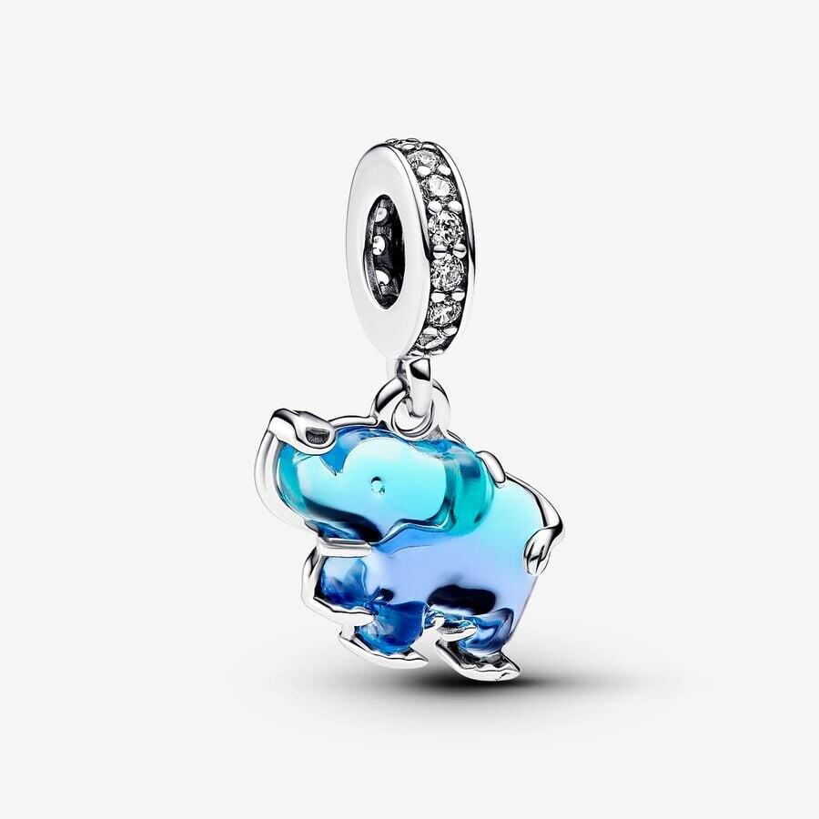 Pandora Elephant Murano Glass Charm
