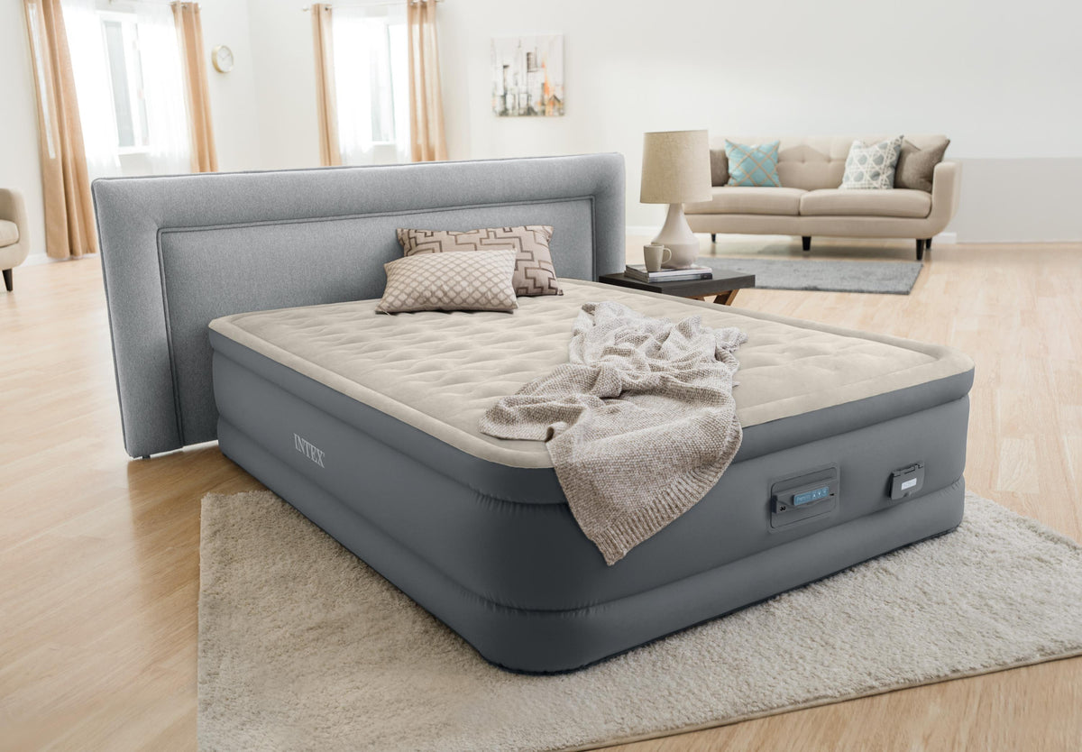 Intex PremAire II 18" Queen Air Mattress w/ Built-In Electric Pump