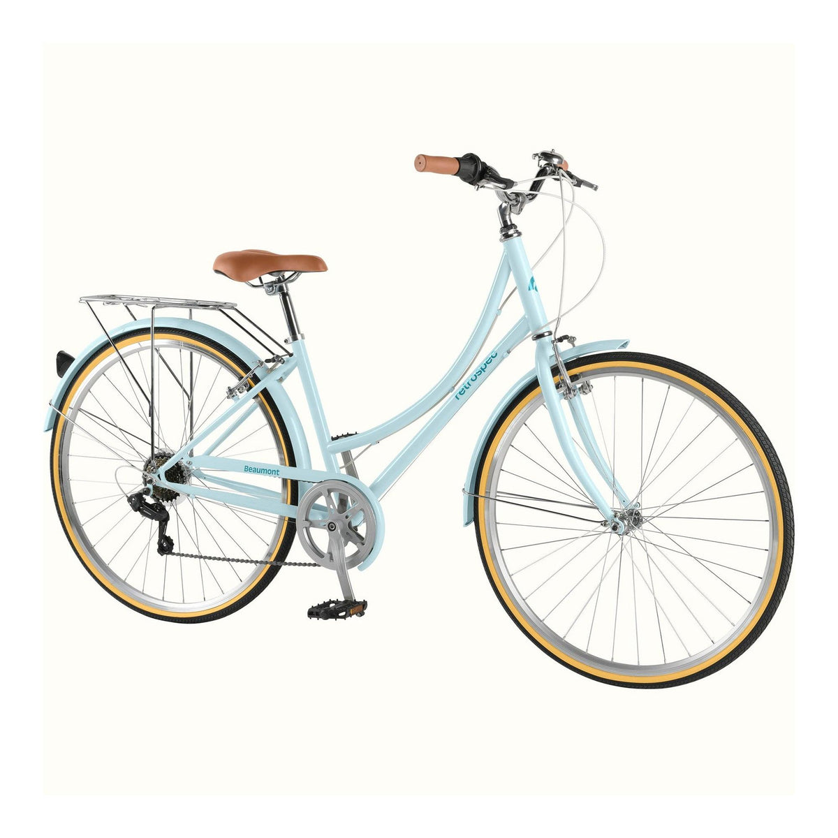 Retrospec Beaumont Step Through 7-Speed City Bike - 42cm Frame Larimar
