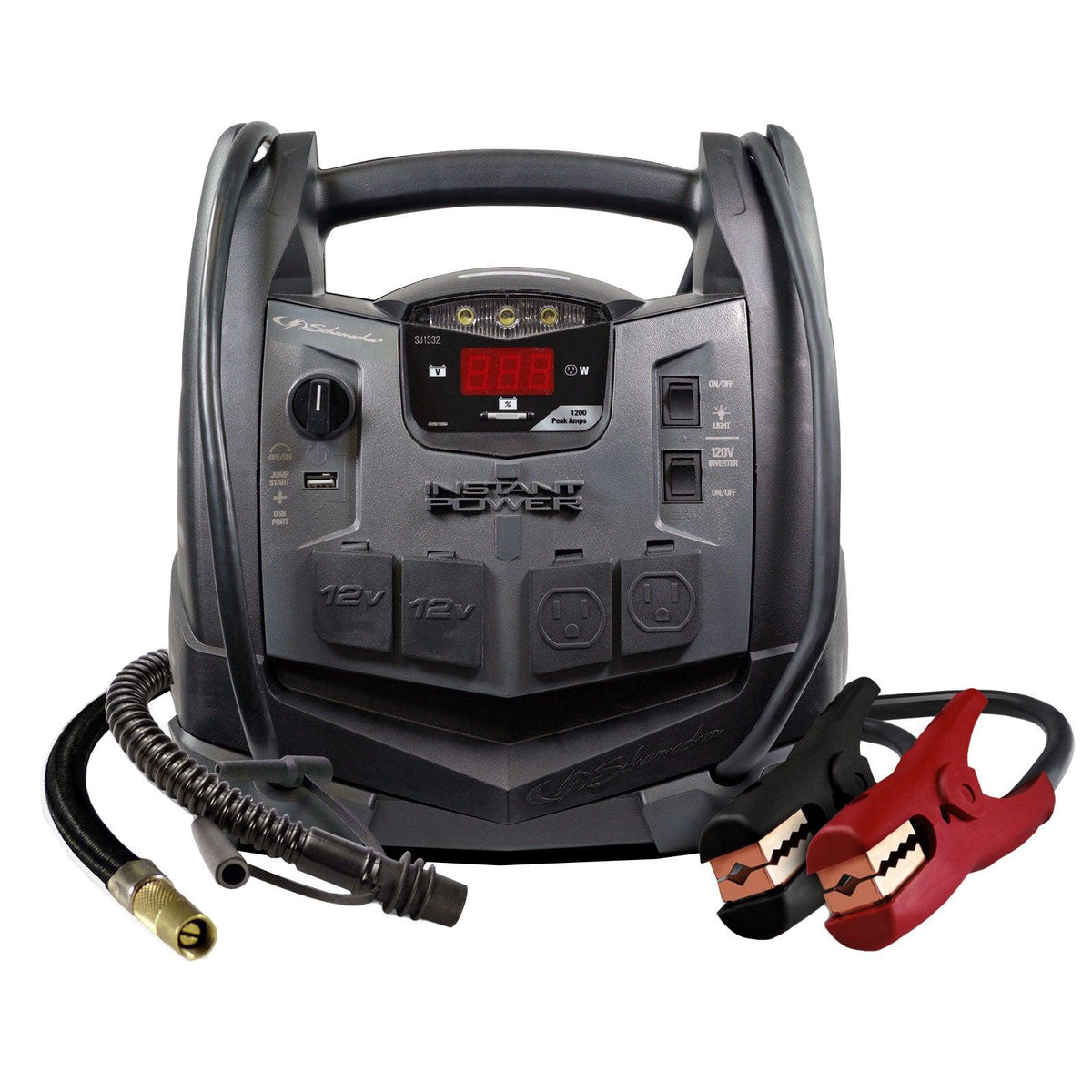 Schumacher Electric SJ1332 1200 Peak Amp Portable Power Station